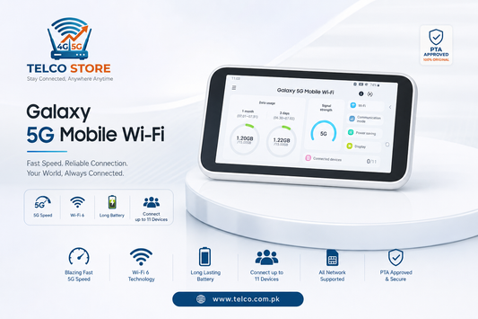 Galaxy 5G Mobile WiFi Portable Hotspot | Unlocked Pocket WiFi Wi-Fi 6 PTA Approved