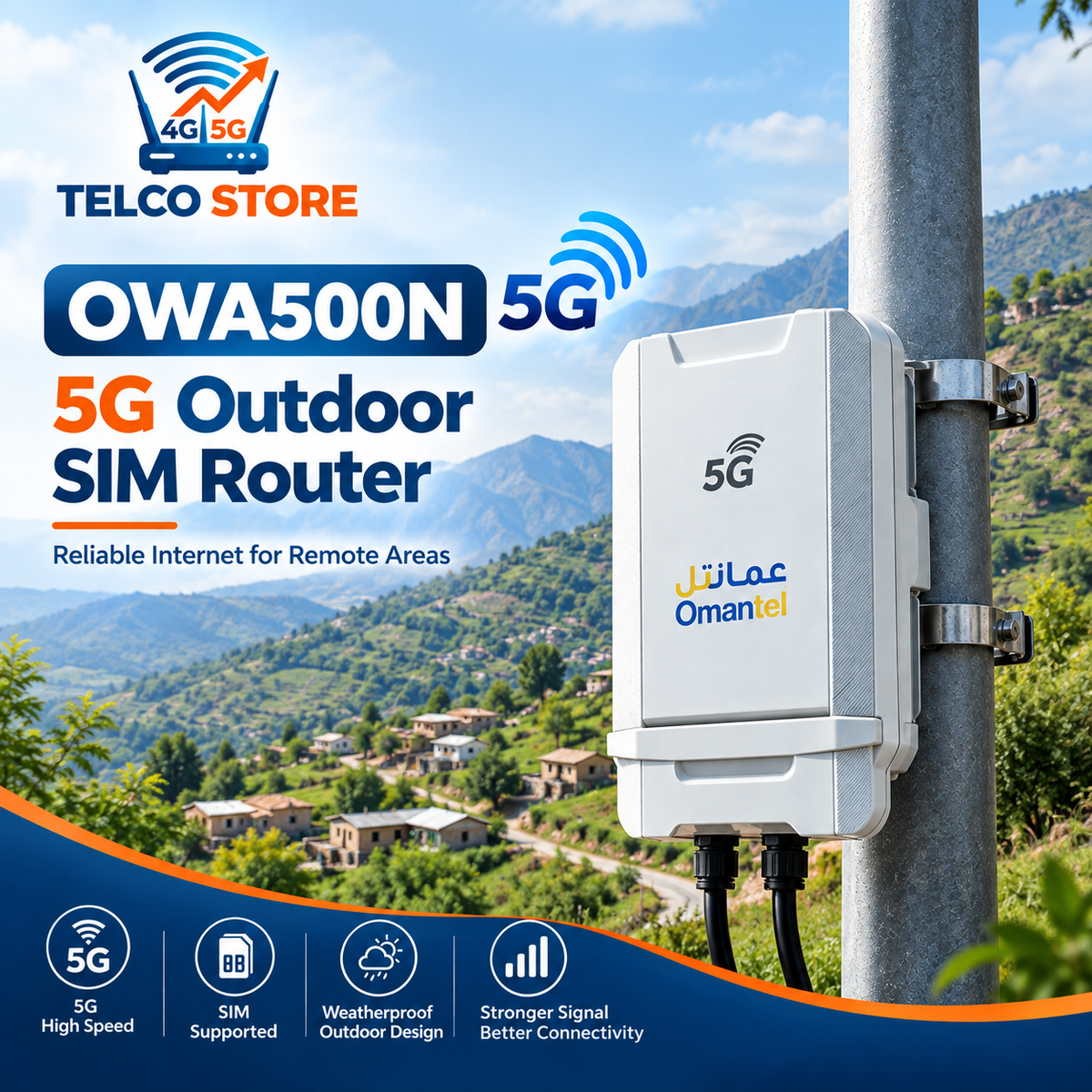 OWA500N 5G / 4G Outdoor Industrial SIM Router | High-Speed Cellular CPE