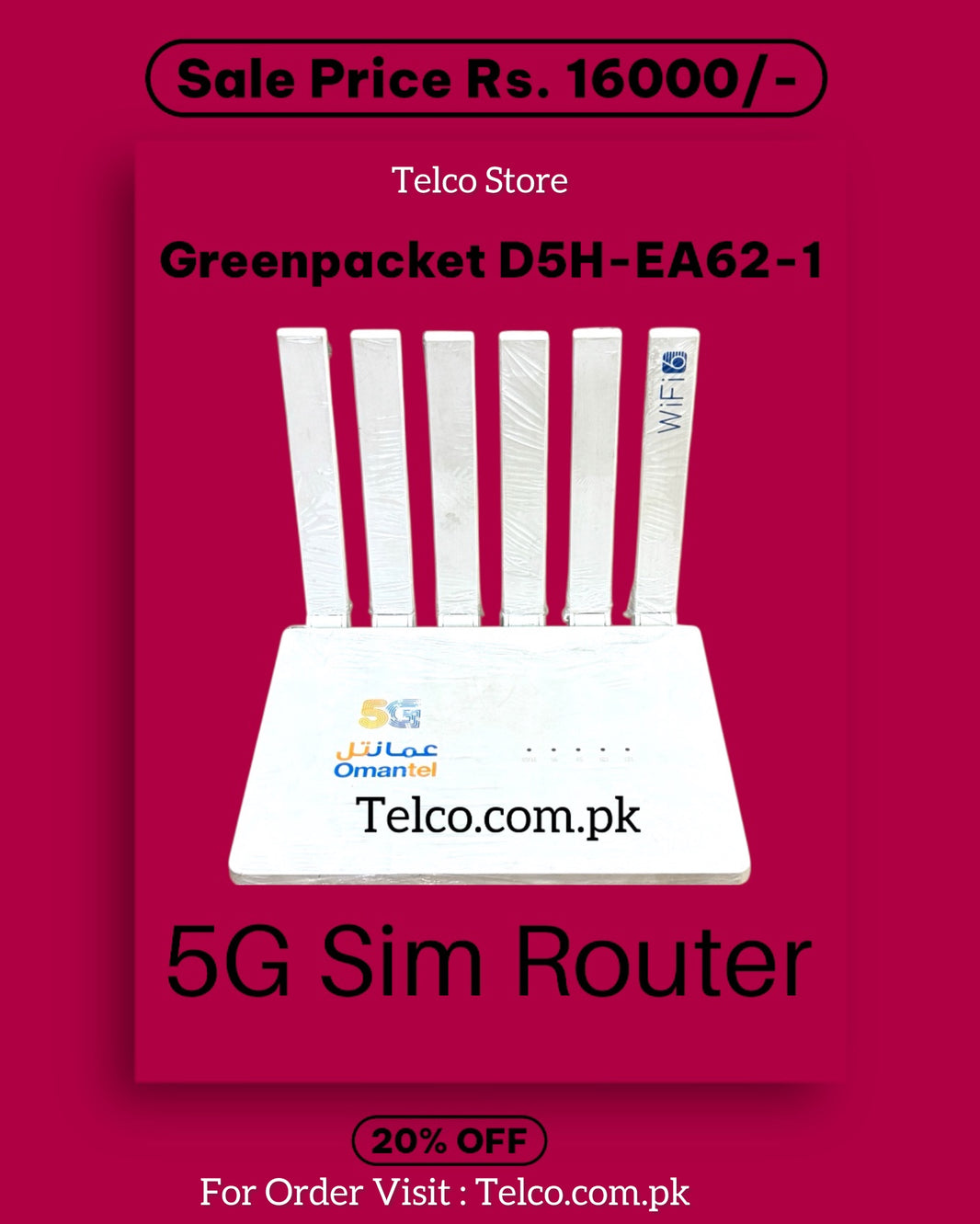 Aurora O2 Sim Card Router WiFi Routers – Best 5G Router Price in Pakistan 2026 | Telco.pk – Telco ...