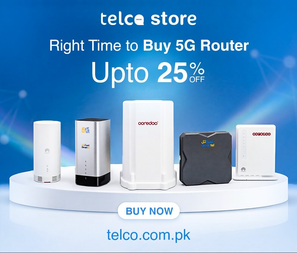 Telco.pk – Buy PTA Approved 5G & 4G Routers in Pakistan – Telco Store