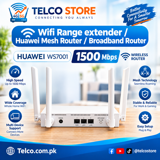 Huawei WS7001 Mesh Router / Wireless Range Extender / Dual Band indoor Wifi Router