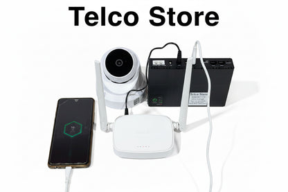 DC UPS Power Backup for WiFi Router, Mobile & Security Camera  10400mAh