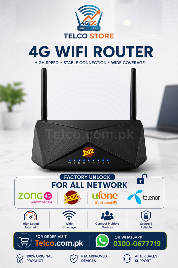 Jazz 4G Router / MC300-A / Unlock for all Networks /
