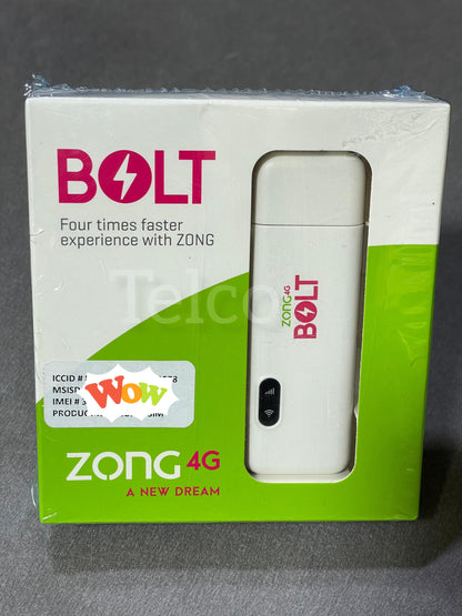 Zong 4G Bolt Unlock