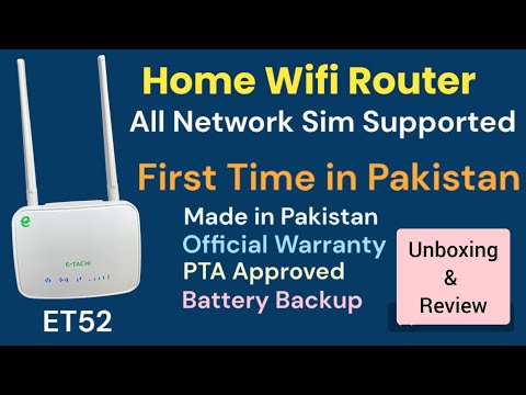 E-tachi Sim Router ET52 / 4G Wireless Router – Telco Store